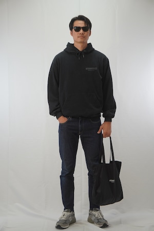 【受注生産】NYLON LOGO BAG color Black