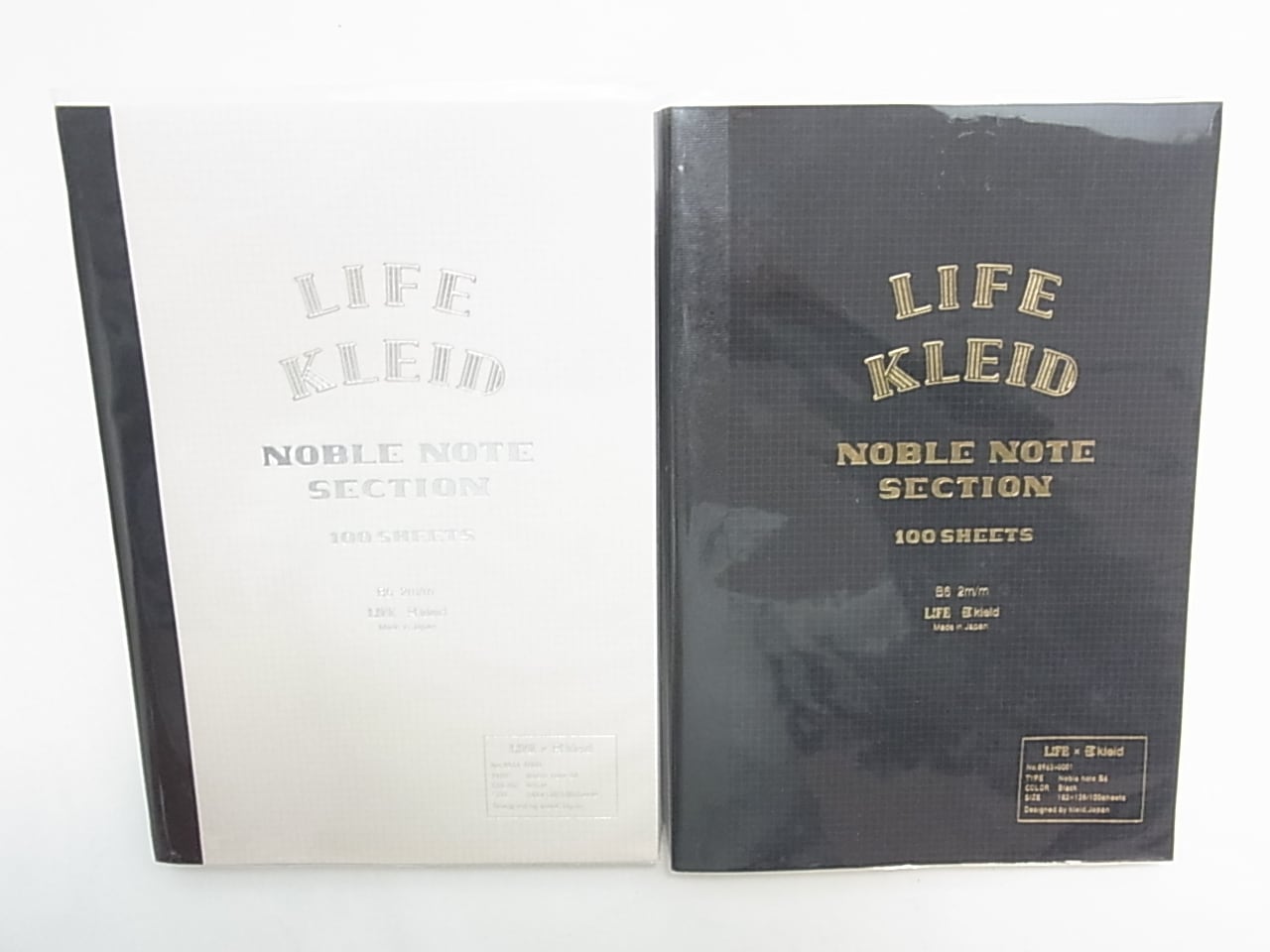 KLEID×LIFE ノーブルノート B6 2mm方眼 コラボレーションモデル