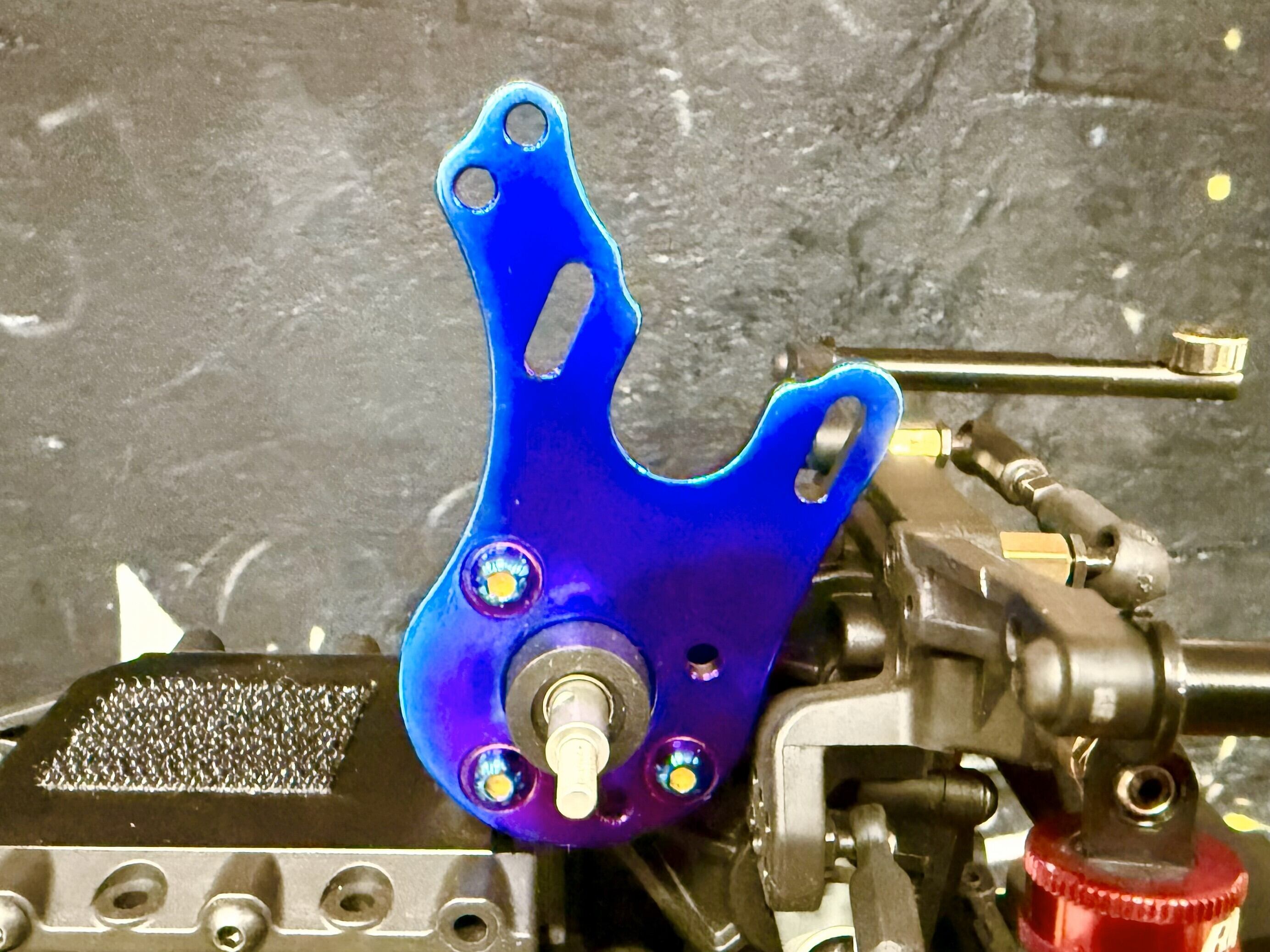RC926】64チタン【焼き色付き】モーターマウント RDX用 KN-RDX06