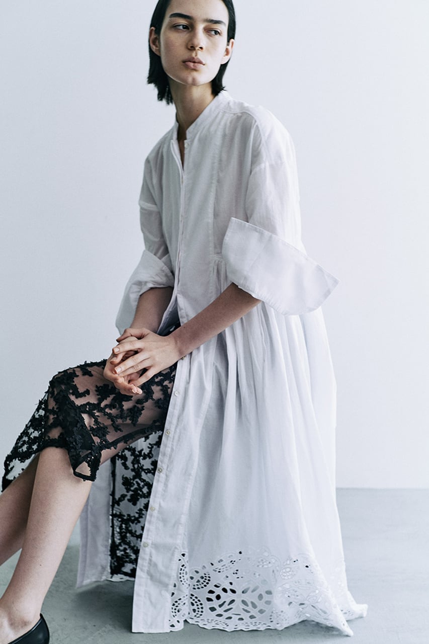 今季美品！アユーシ　イスラミックカットワークブルゾン SGN0204〕イスラミックカットワークシャツドレス | AAYUSHI