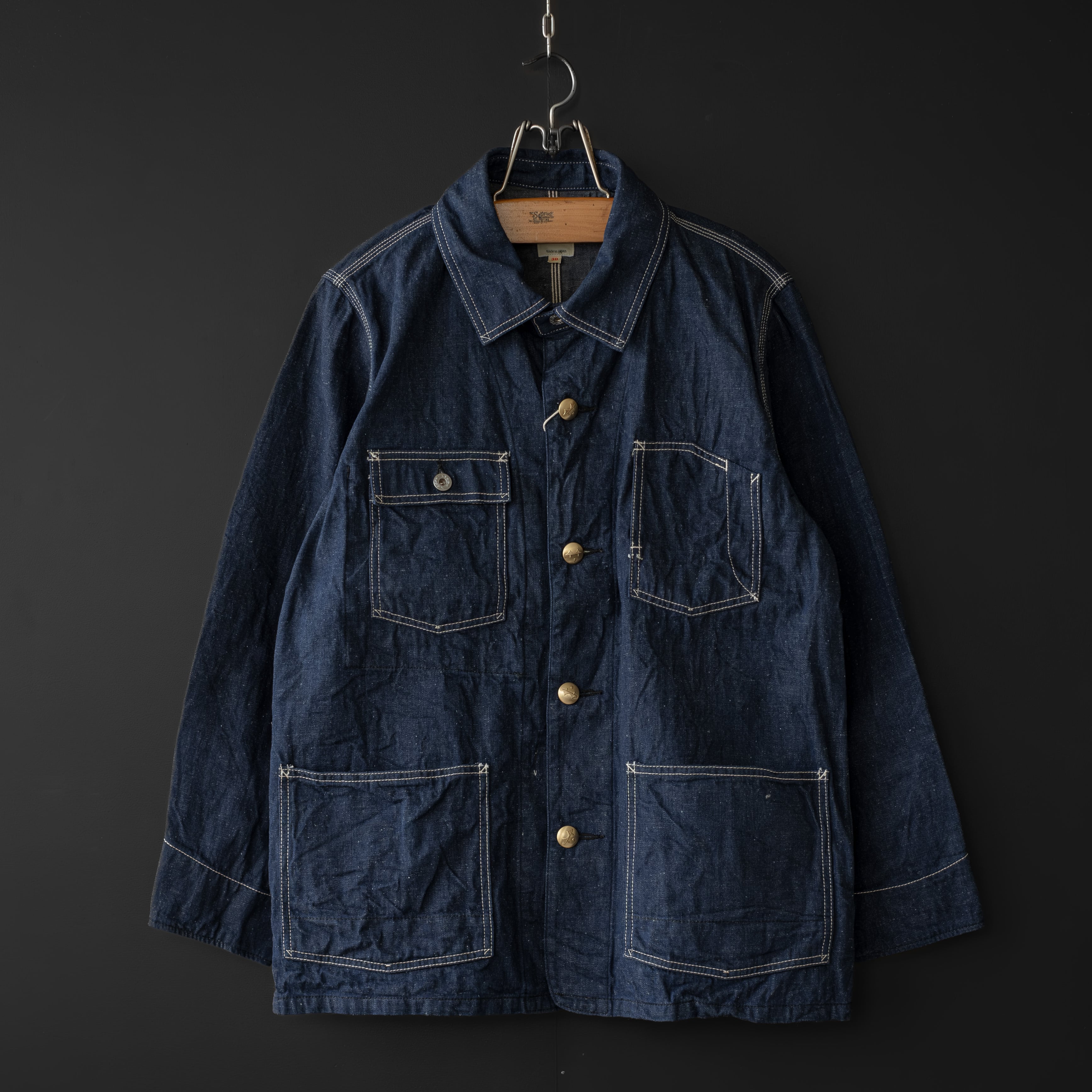 FOB FACTORY】 DENIM CHORE JKT (wa) F2455 | dros dro