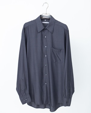 check pattern all rayon shirt
