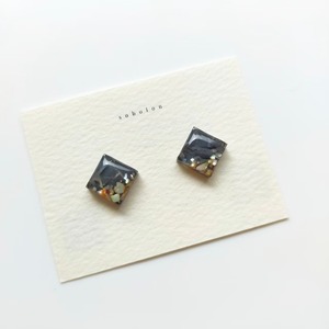 s25* black square (Sピアス/イヤリング)