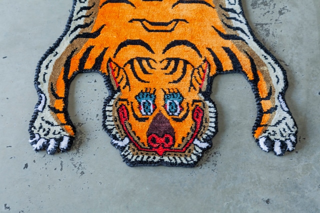 Tibetan Tiger Rug 《XSサイズ•シルク004》チベタンタイガーラグ