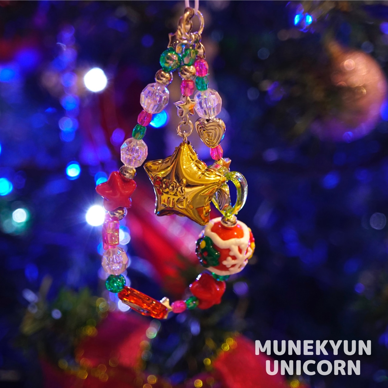 #L045【キット】クリスマス ビーズ オーナメント【2個分】