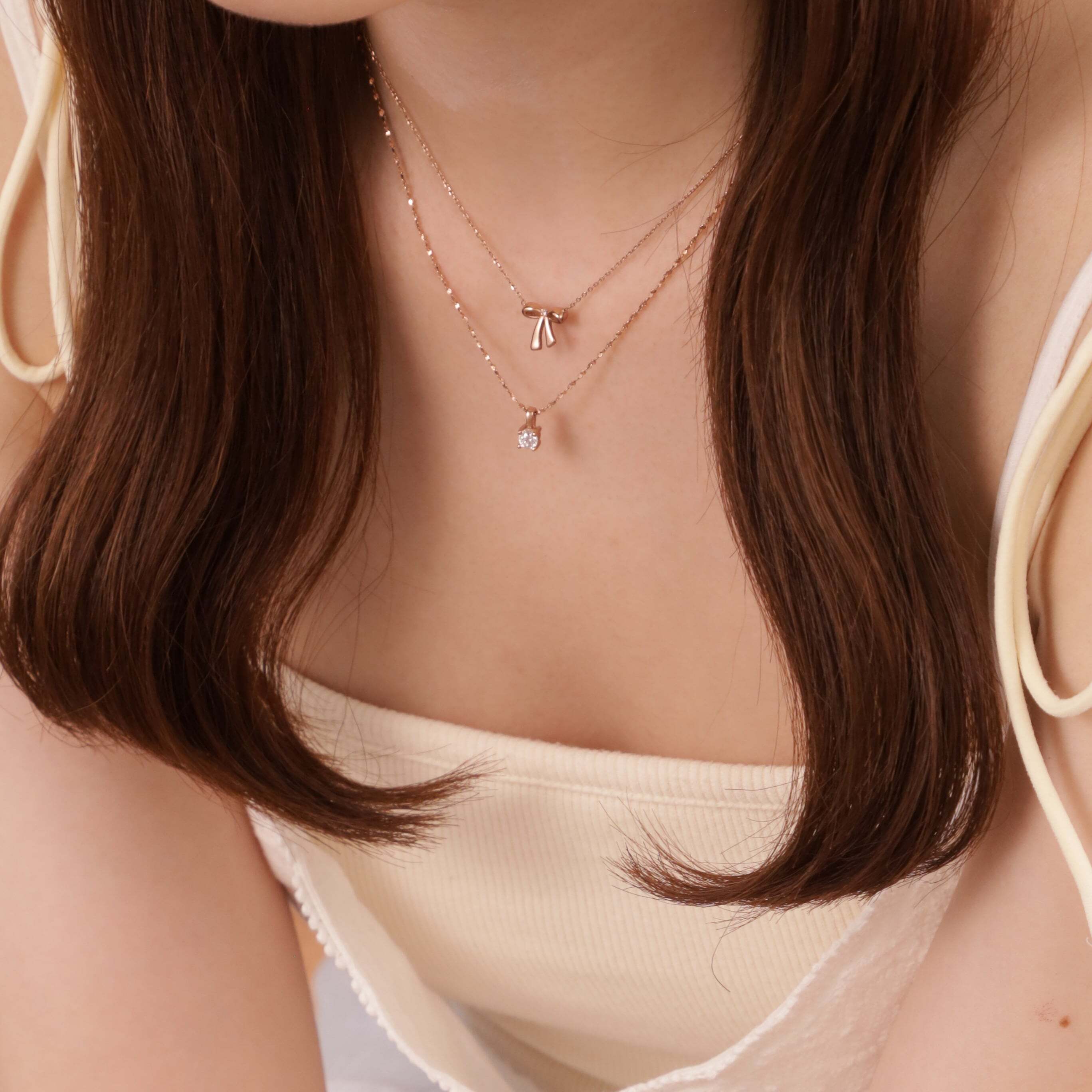 316L chérie ribbon necklace | apire