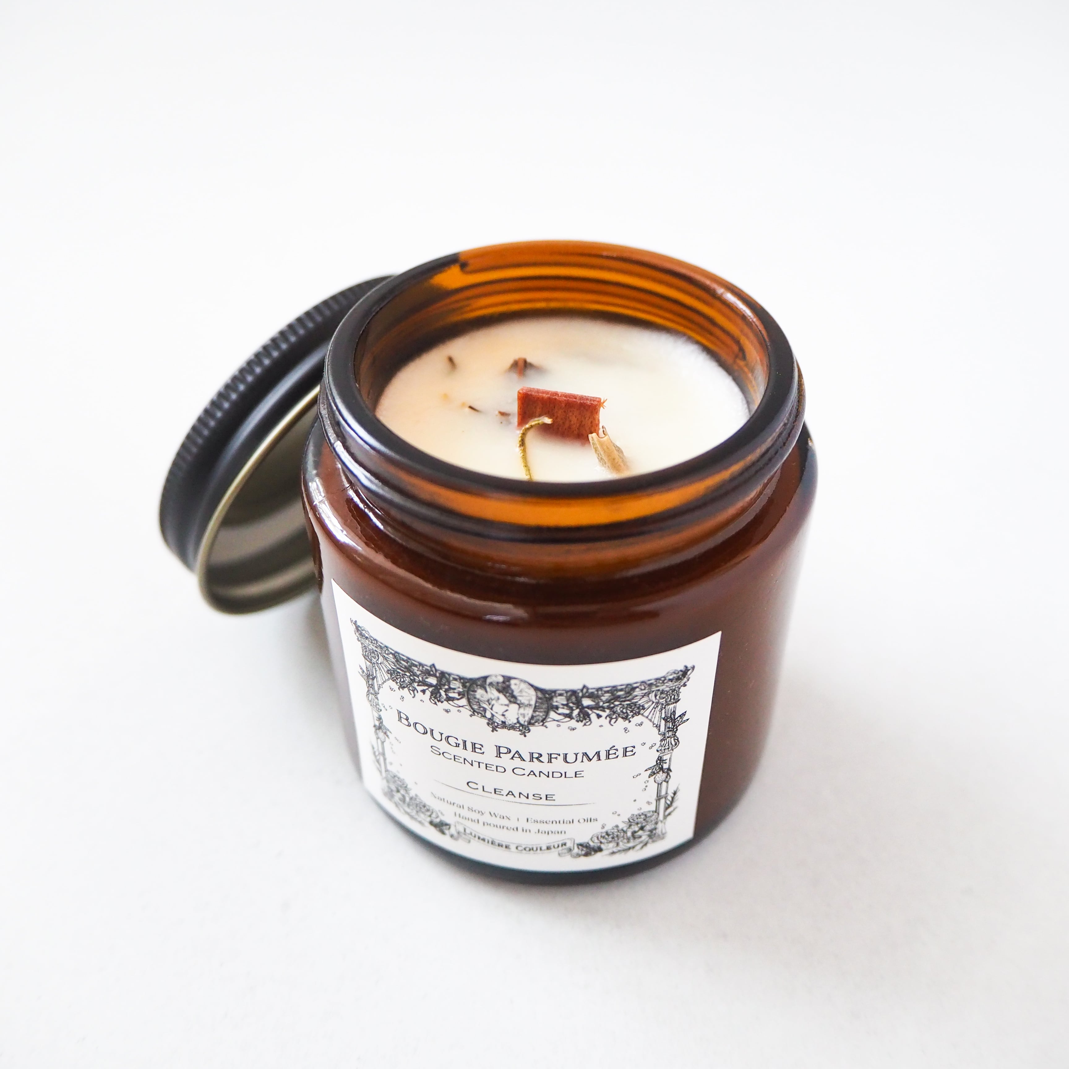 Cleanse｜ホワイトセージと神聖ハーブの浄化ソイキャンドル
