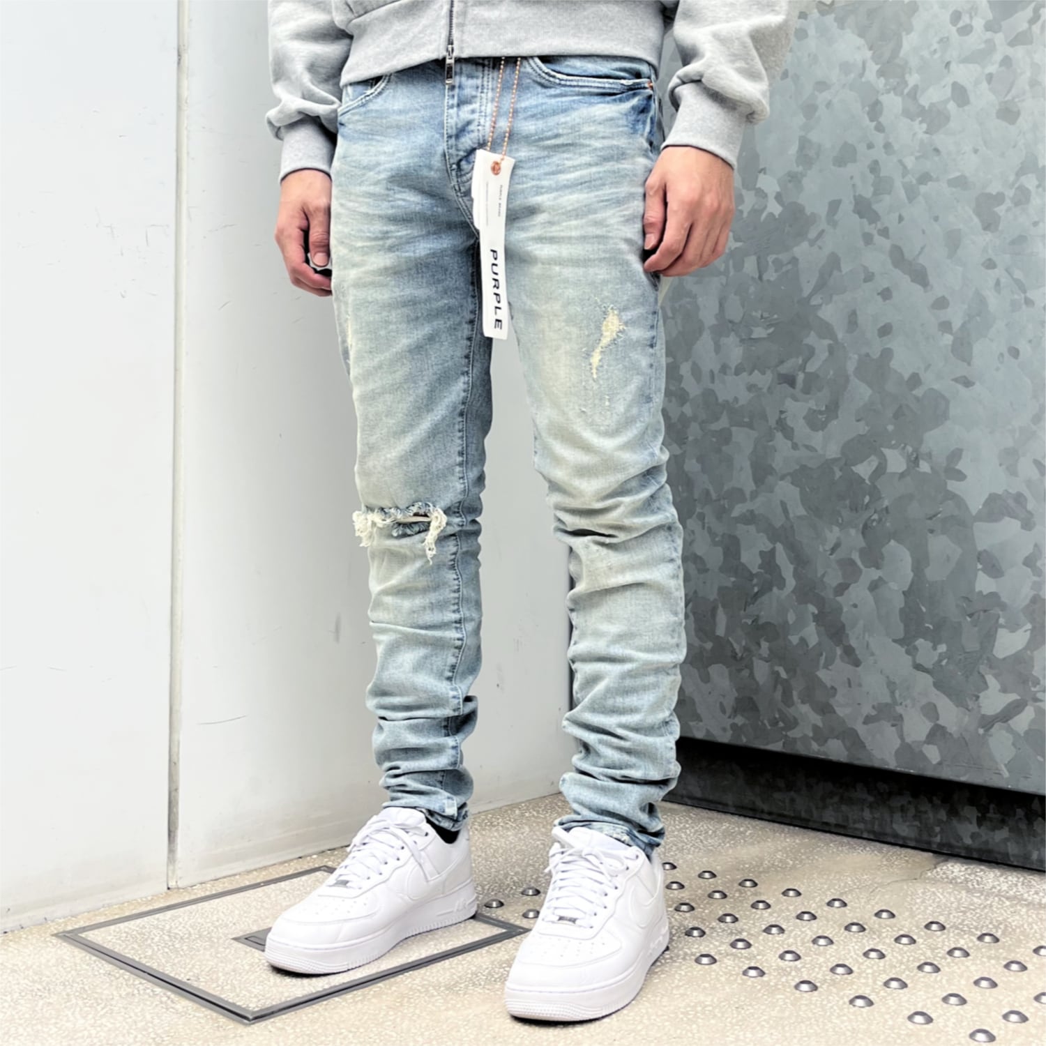 PURPLE BRAND / P001 Three Year Light Indigo | HOLICK