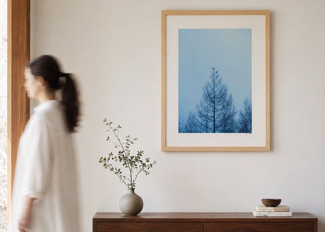 "The Blue Sanctuary,Silent Dialogue" 蒼い聖域、静かな対話