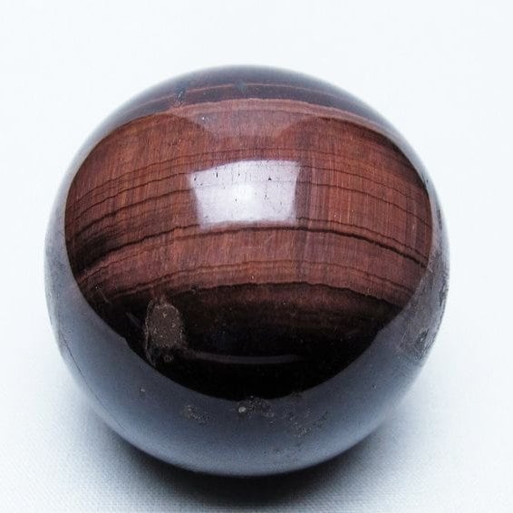 レッドタイガーアイ 丸玉 52mm タイガーアイ スフィア 置物 一点物 141-7962