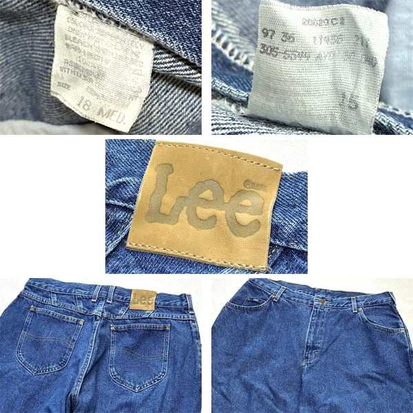 1点物◇リーLeeビンテージ90sワイドテーパードジーンズ古着メンズ