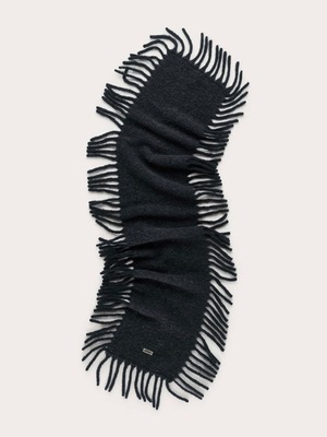 【26SS | WOMEN】AVAVAV アヴァヴァヴ / マフラー / Centipede scarf black F25L16036