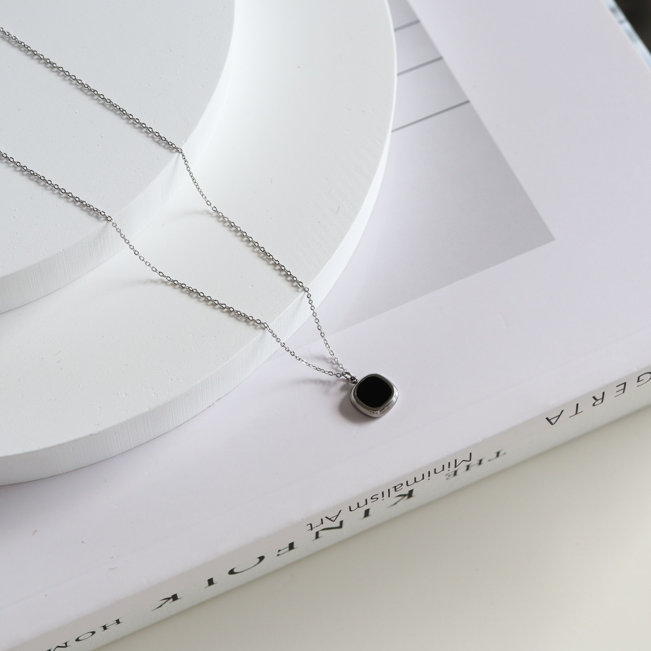 11/14(金)21時新作発売*stainless black necklace