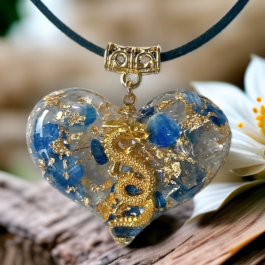 御守り✨オルゴナイトネックレス ハート アンク 【エジプト十字】 御守り✨オルゴナイトネックレス ハート アンク 【エジプト十字