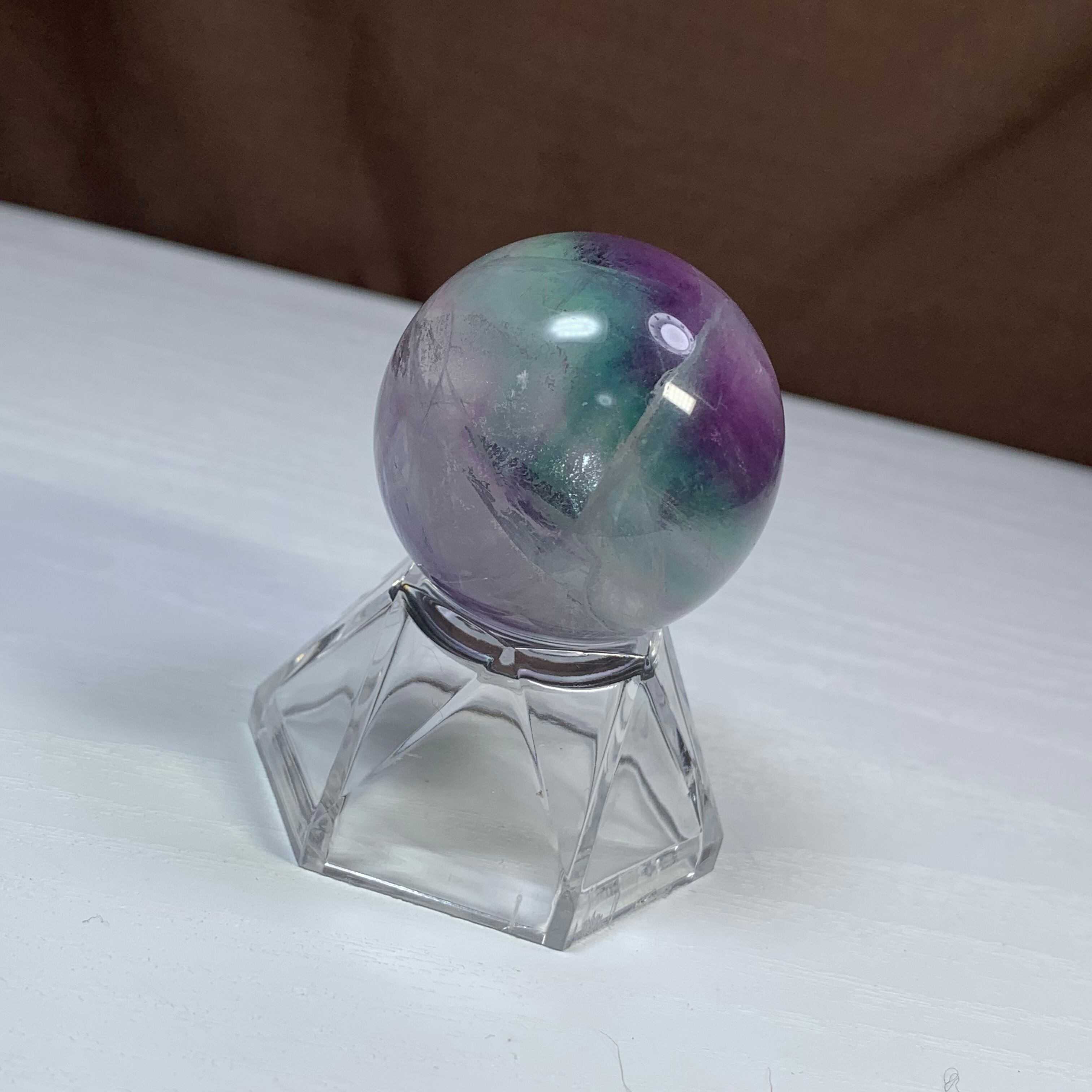 可愛い‼︎ ヤオガンシャン　パープルグラデーションフローライト　可愛い‼︎（2回目） 可愛い‼︎ ヤオガンシャン パープルグラデーションフローライト