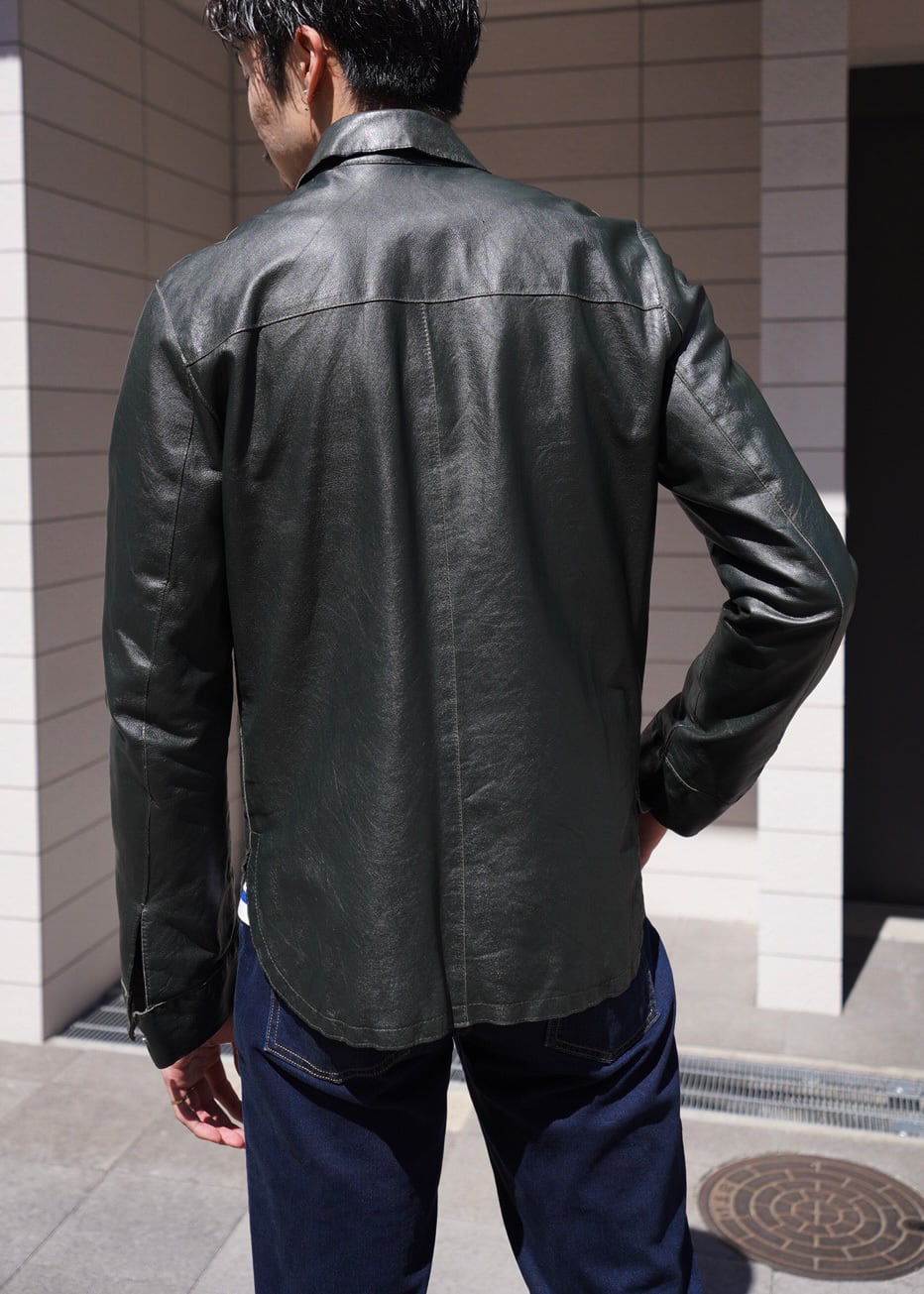 MARCO TAGLIAFERRI leather zip jacket | ARIEN Japon／CETTEN