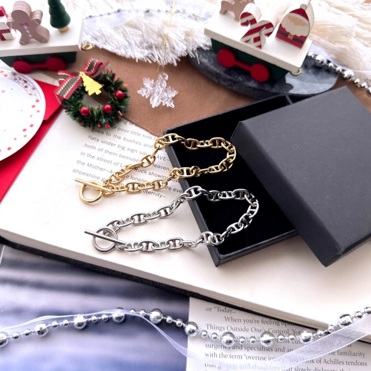 Anchor Chain Bracelet【SILVER】 | Akto