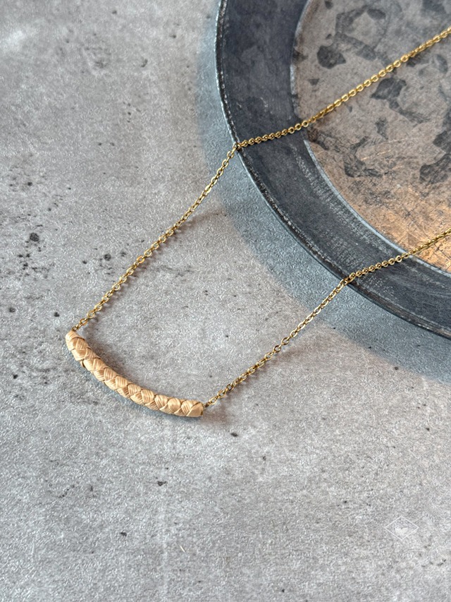 GETTO line necklace （月桃ストローネックレス）