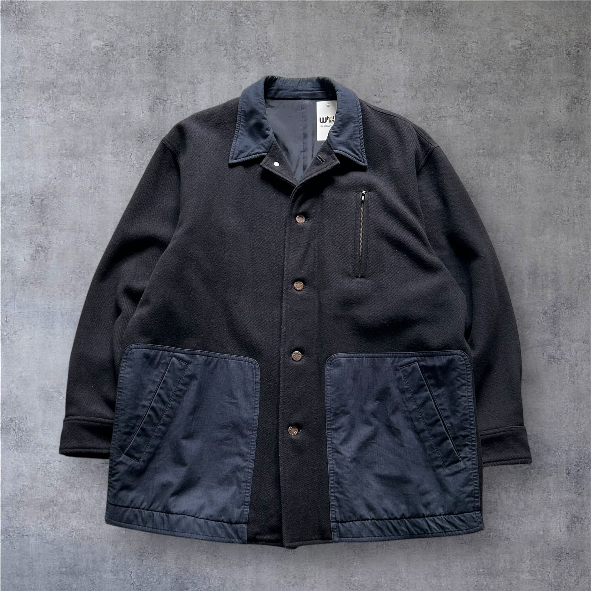 Special!! 1984s〜1987s COMME des GARCONS HOMME Cotton× Wool Switching Design Jacket【高円寺店】