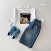 【取寄】Dailybebe 準備OK！Tシャツ｜秋服｜韓国子供服｜26/AT