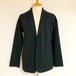 Waffle Knit Tailored Cardigan　Black