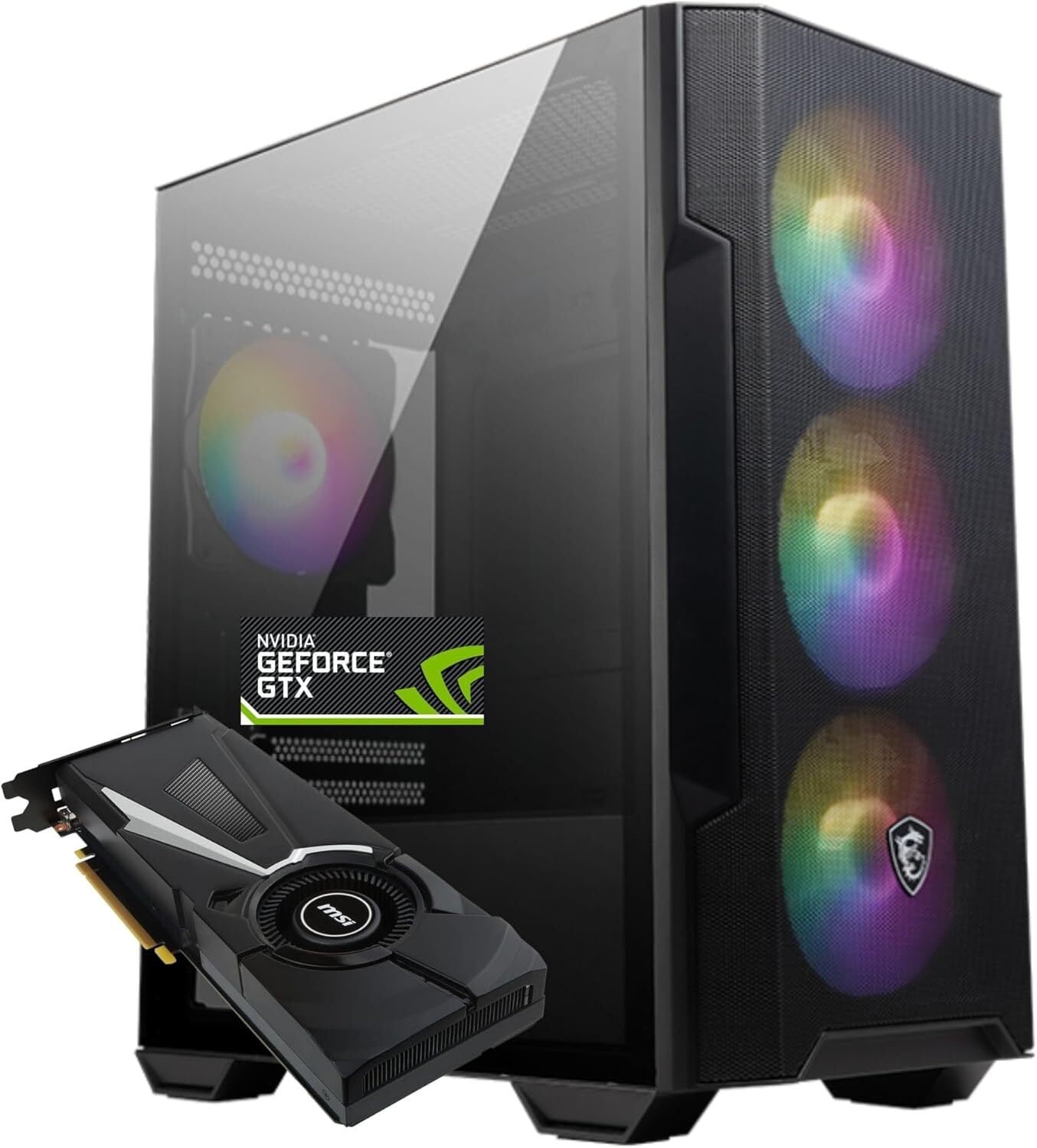 WaffleMK ゲーミングPC タワー型 G-Stormシリーズ AMD GeForce 16GB