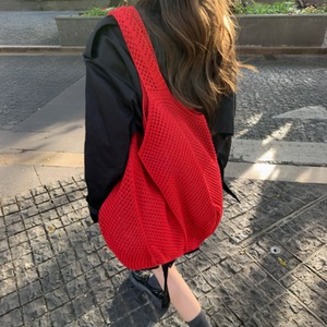 ニットバッグ レディース 韓国 ニット トートバッグ 大容量 A4 軽量 おしゃれ かわいい 大人 サブバッグ 買い物バッグ 柔らかい 通勤 通学 無地 大人可愛い 大人女子