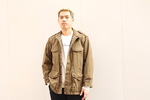 60s French Army "M-47" Field Jacket 後期 "Herring Bone"