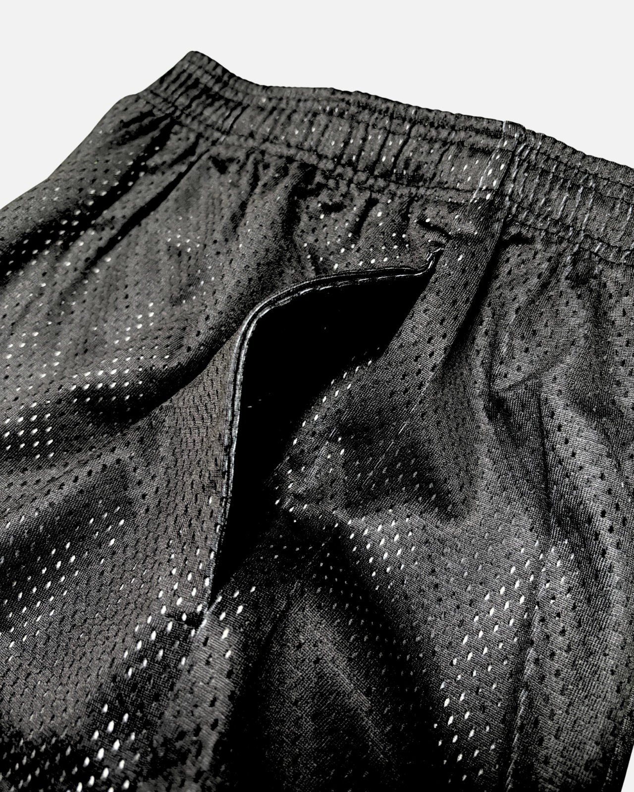 Logo Mesh Shorts - black
