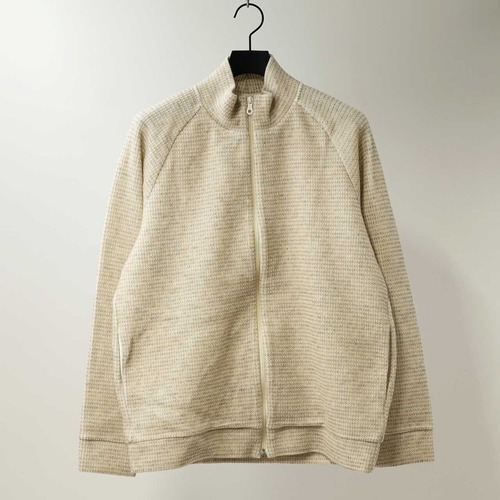 CURLY&Co./WOOL Q/G KNIT DRIVER'S JACKET