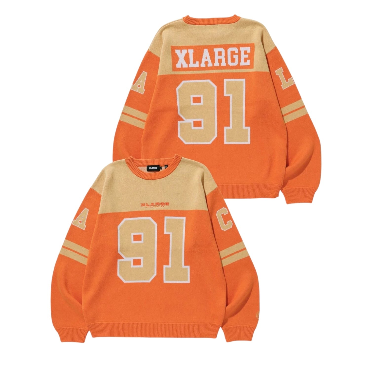 【XLARGE】FOOTBALL SWEATER【エクストララージ】
