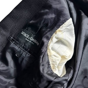 DOLCE&GABBANA silk blend wool tailored jacket