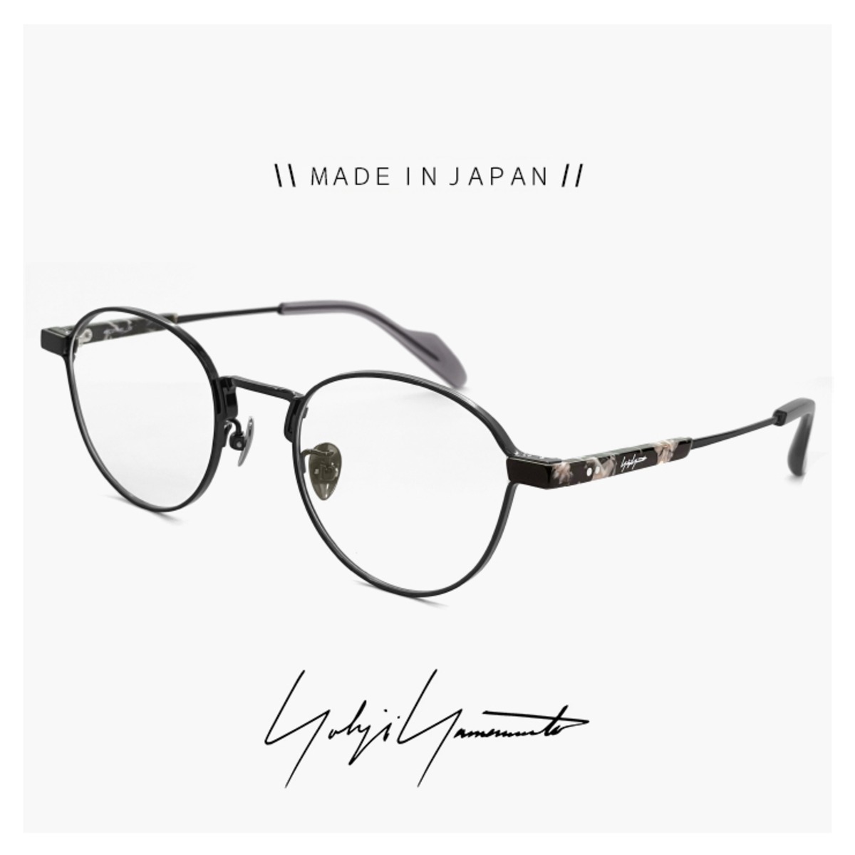 メンズ ヨウジ ヤマモト メガネ 日本製 19-0086 1 c01 49mm Yohji  