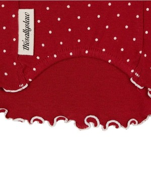 【予約】[ thesallyslaw ] Chloe Top｜Wine Dot