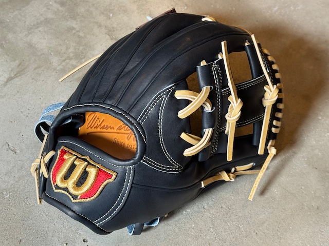 2026Limited model【Wilson】硬式用グローブ　87型［Wilson直伝型付け］Wブラック