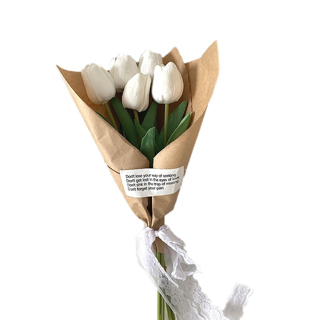 Artificial Flower Tulip Bouquet 造花チューリップ花束 Marble Triangle マーブルトライアングル 韓国インテリア雑貨通販サイト