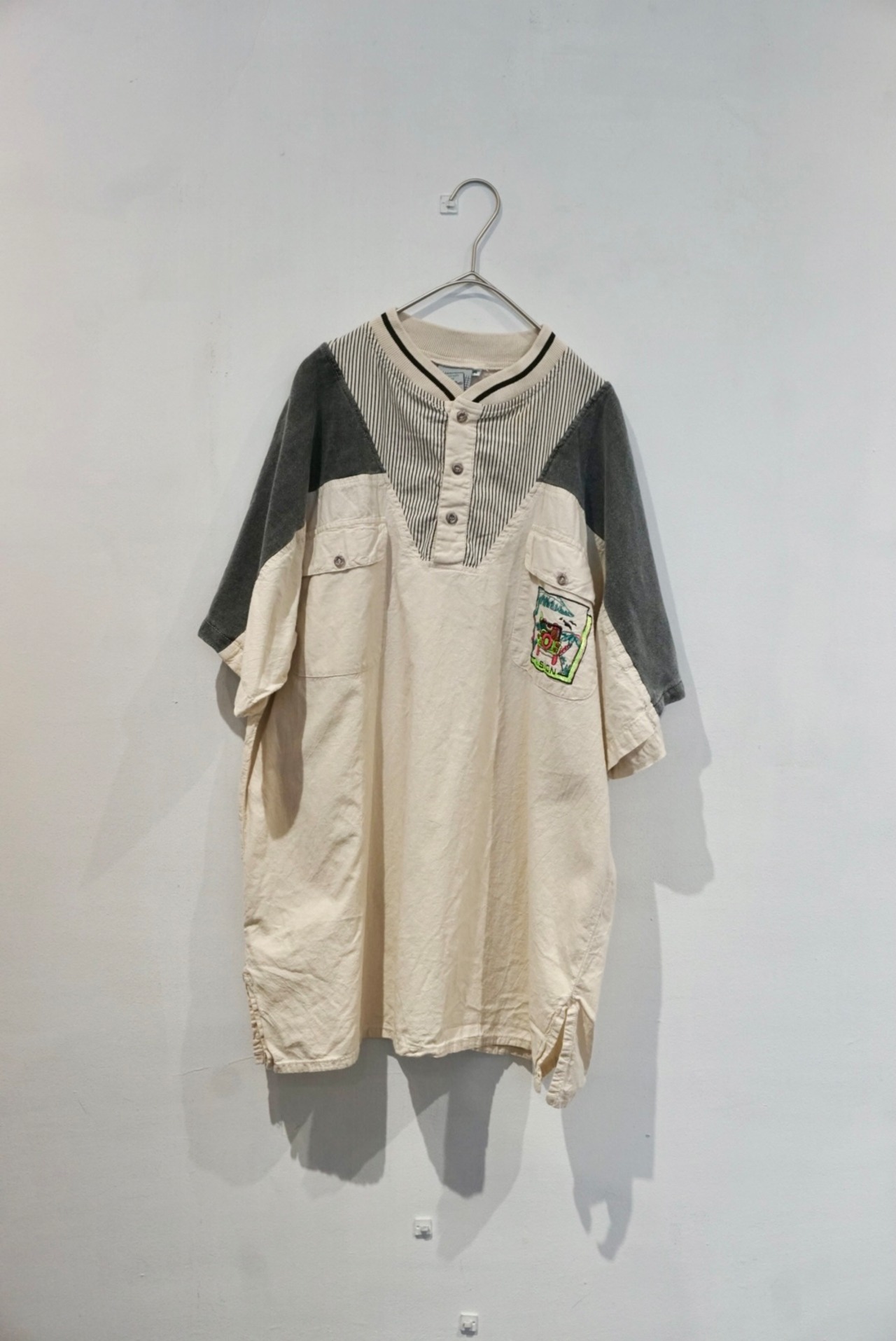 cotton s/s  pullover shirt