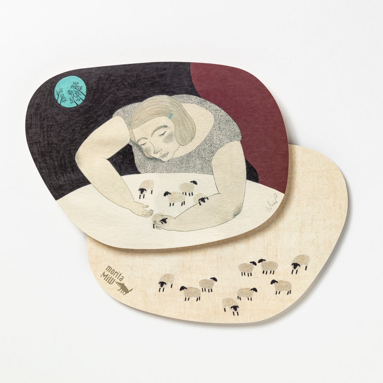 ポストカード/アヲゾラの夜の夢 M-67661-00-1 | くすばしタオル