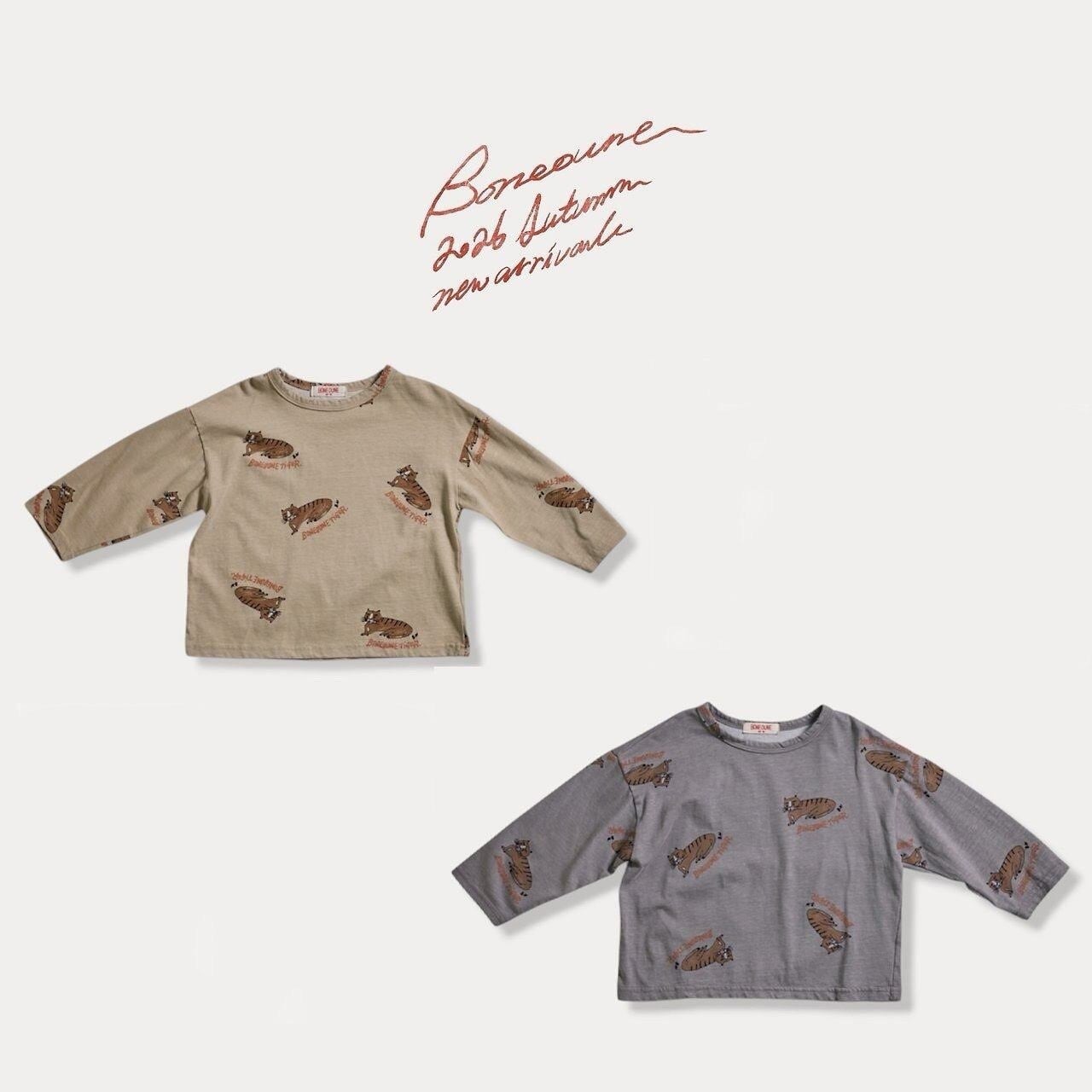 〚予約〛Tiger Jeonpan Pig Single Tee <kids><Jr><mom>