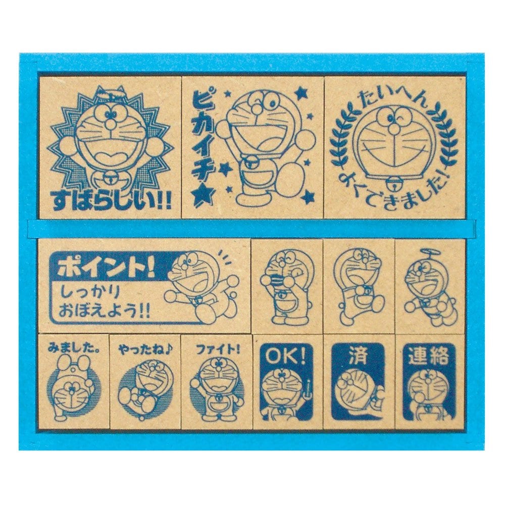 ドラえもん 映画大集合ドラえもんスタンプコンプリートセット 非売品 ショウワノート ドラえもん スタンプ 木製ごほうびスタンプ SDH-034