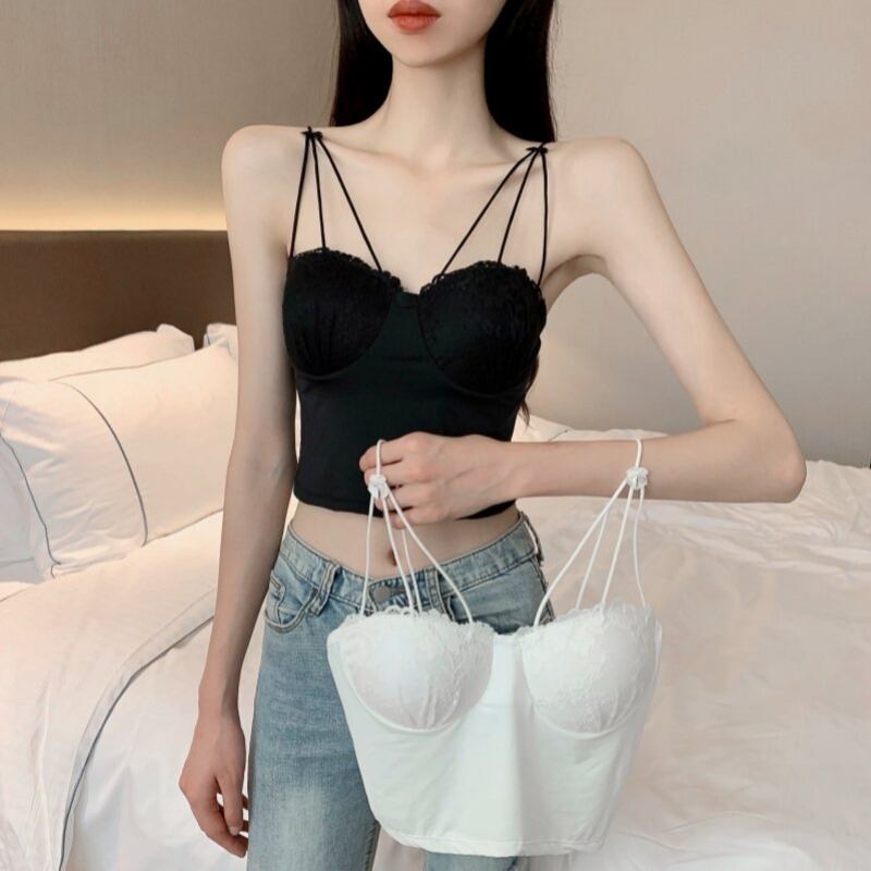 サマースタイルレースショートトップス 夏物 ハンチェンe52108901588