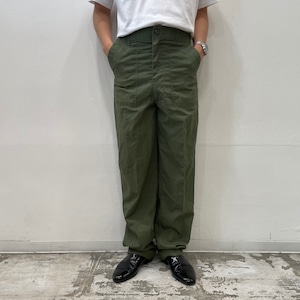 US.ARMY used cotton polyester baker pants W34×L31