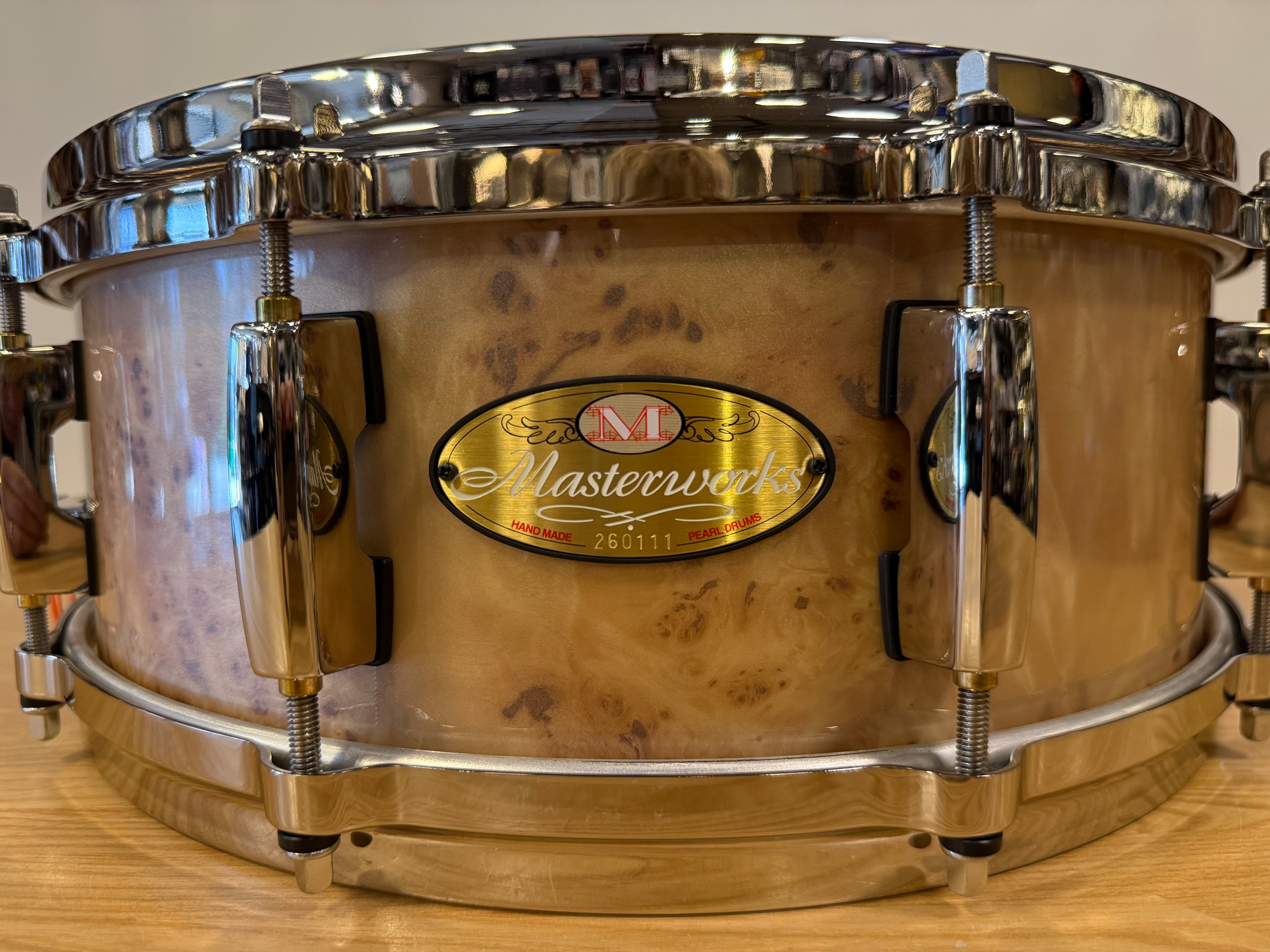 限定】Pearl Masterworks Z-TYPE OAK w/MAPPA BURL 14