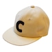 CC COTTON MELTON BASEBALL CAP -OFF  WHITE-