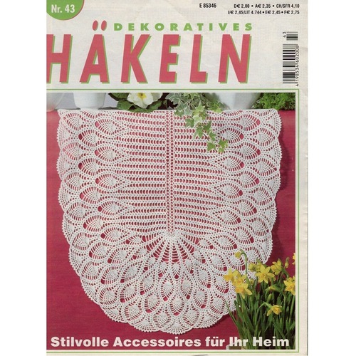 ドイツ手芸小冊子　Diana Dekoratives　Häkeln　43号