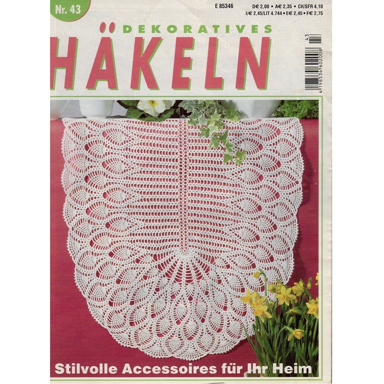 ドイツ手芸小冊子 Diana Dekoratives Häkeln 43号