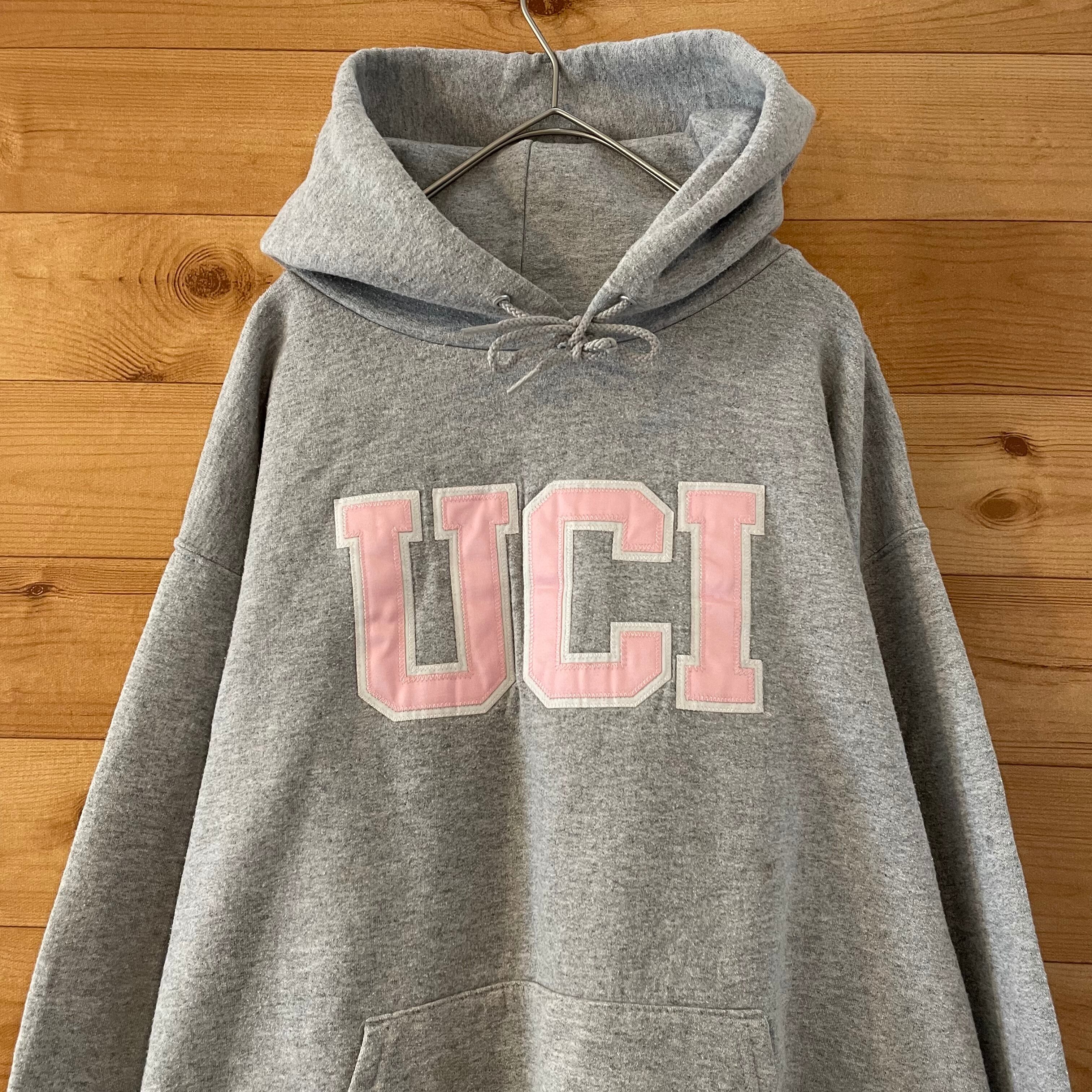 【champion】カレッジ 刺繍ロゴ UCI カリフォルニア大学 スウェット パーカー プルオーバー US古着 | 古着屋手ぶらがbest  powered by BASE