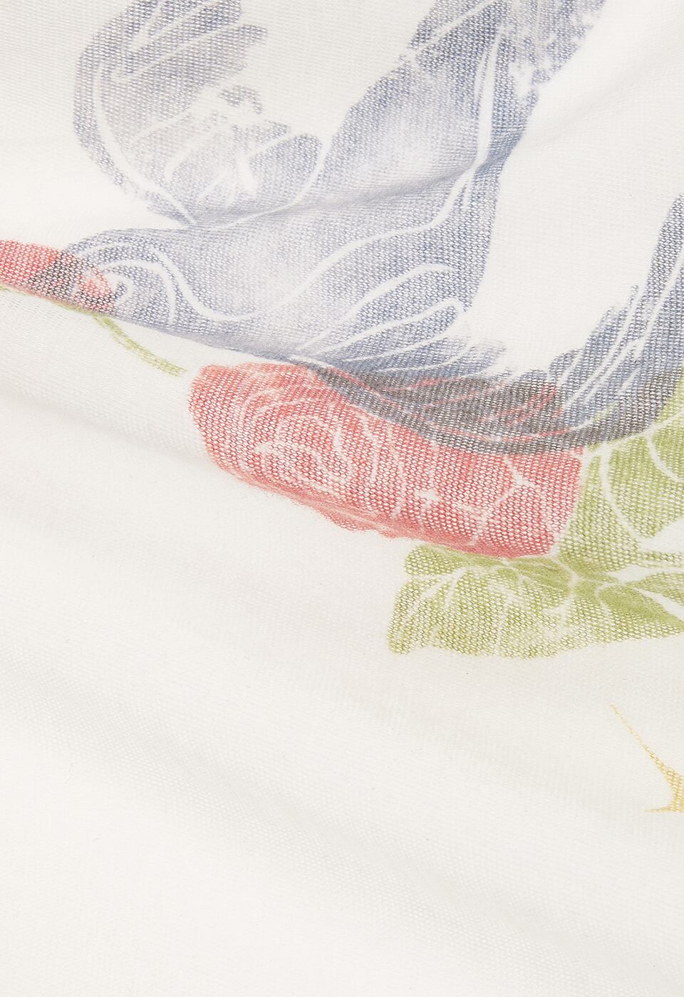 7/21発送 [OPEN YY] ROSE & SWALLOW COWL NECK T-SHIRT, IVORY