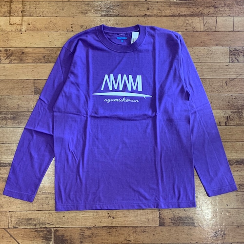 うがみんしょーらん L/S Tee  (リブなし)Purple/ TORTUGAオリジナル