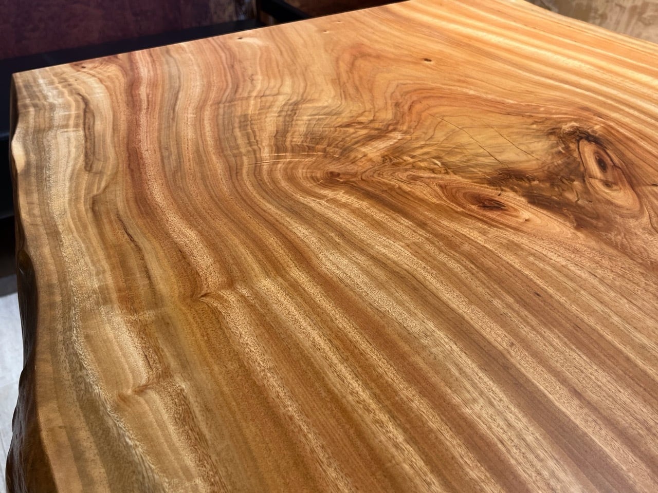 楠（クス）_1850×640-880-860×80_青山店_テーブル天板/一枚板 232052